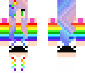 rainbow girl