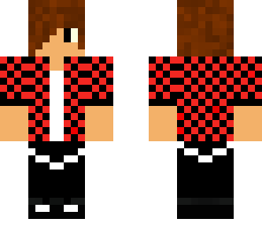 red plaid teen headphones 2