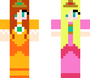 Daisy and Peach | Minecraft Skin