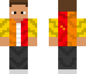 flaming guy