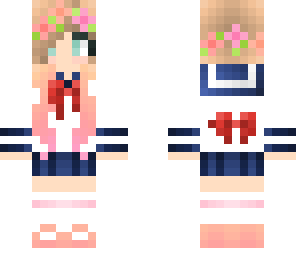 cute anime school girl