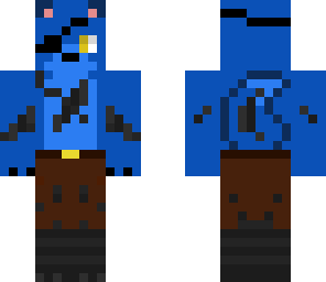 cute blue foxy