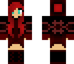 lonely hooded girl
