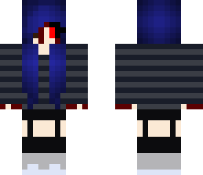 bloody blue girl