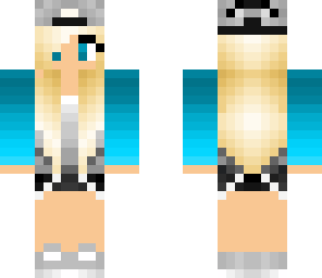 cute blonde skater girl