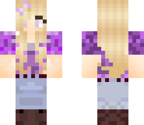 cute purple girl