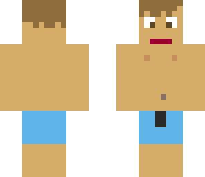 guy going for a swim