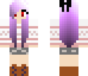 vampire with purple hair