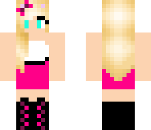 pink summer girl