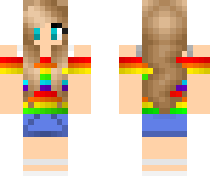 rainbow girl