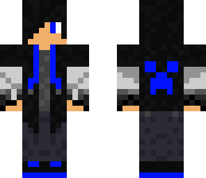goth blue boy