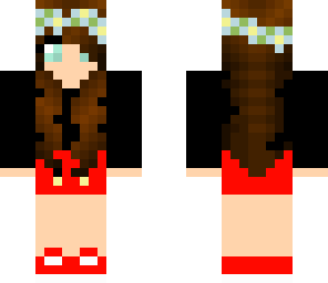 finished minnie mouse skin