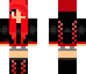 red girl edit