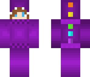 cute purple dinosaur girl