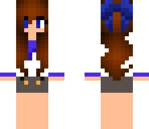blue school girl
