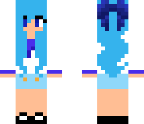 blue school girl