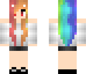 rainbow kitty girl