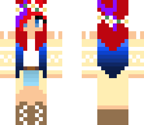 dyed hair summer girl