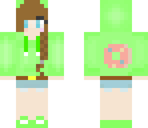 green donut girl