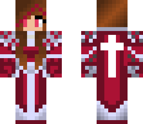 dark pink warrior girl