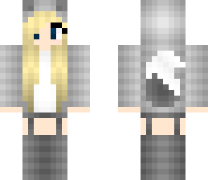 blonde wolf girl