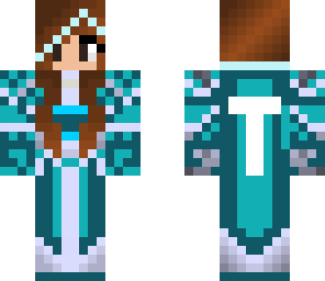 edit light blue warrior girl