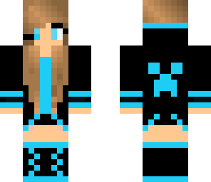 blue gamers girl