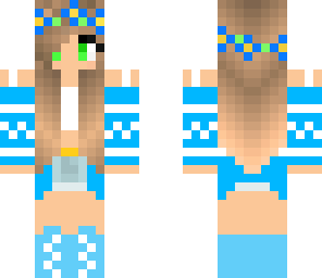 blue girl