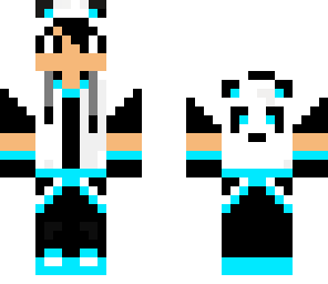 blue panda boy