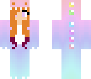 orange hair dino