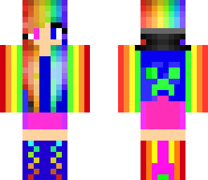 rainbow girl
