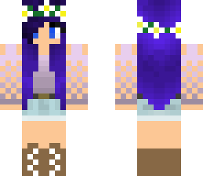 blue hair girl