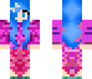 pretty blue girl