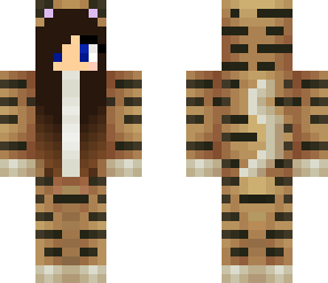 tiger onesie- blue eyes