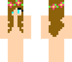 template - with flower headband