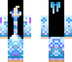blue kimono