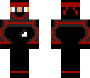 red and black ninja