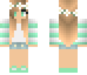 mint tumblr girl