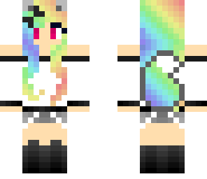 rainbow fox girl