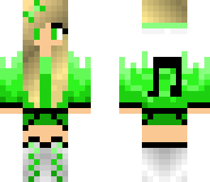 green music girl