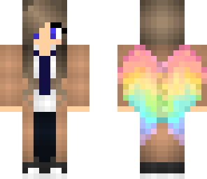 rainbow winged castiel