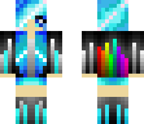 blue dj girl