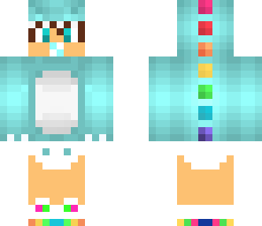 rainbow bby dino