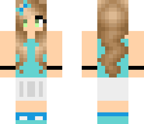 blue girl