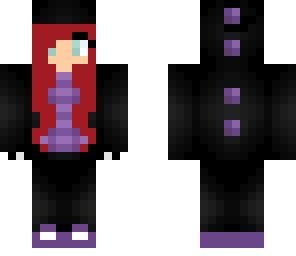purple and black dino