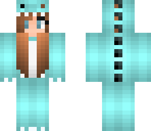 blue dinosaur girl