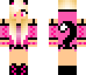 cool pink cat girl