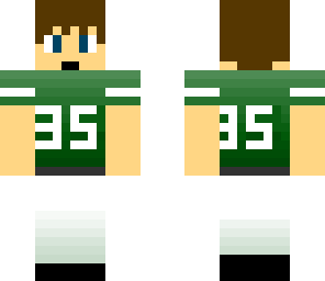 football boy green jersey 35