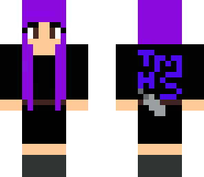 black jumpsuit with hoodie and dagger-no strings