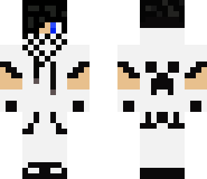 white and black hoodie